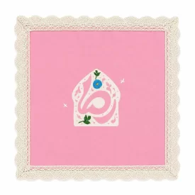 جانماز مدل گلدوزی رنگ صورتی