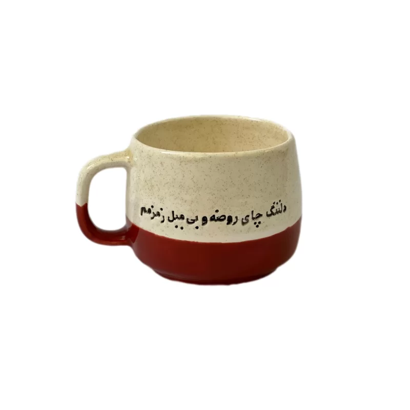 ماگ سرامیک طرح چای روضه