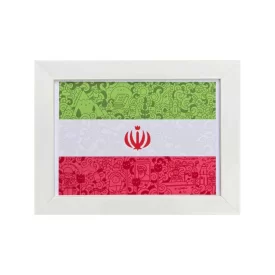 قاب عکس طرح کودکانه پرچم ایران