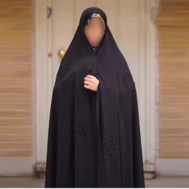 چادر مشکی ایرانی طرح جواهردوزی
