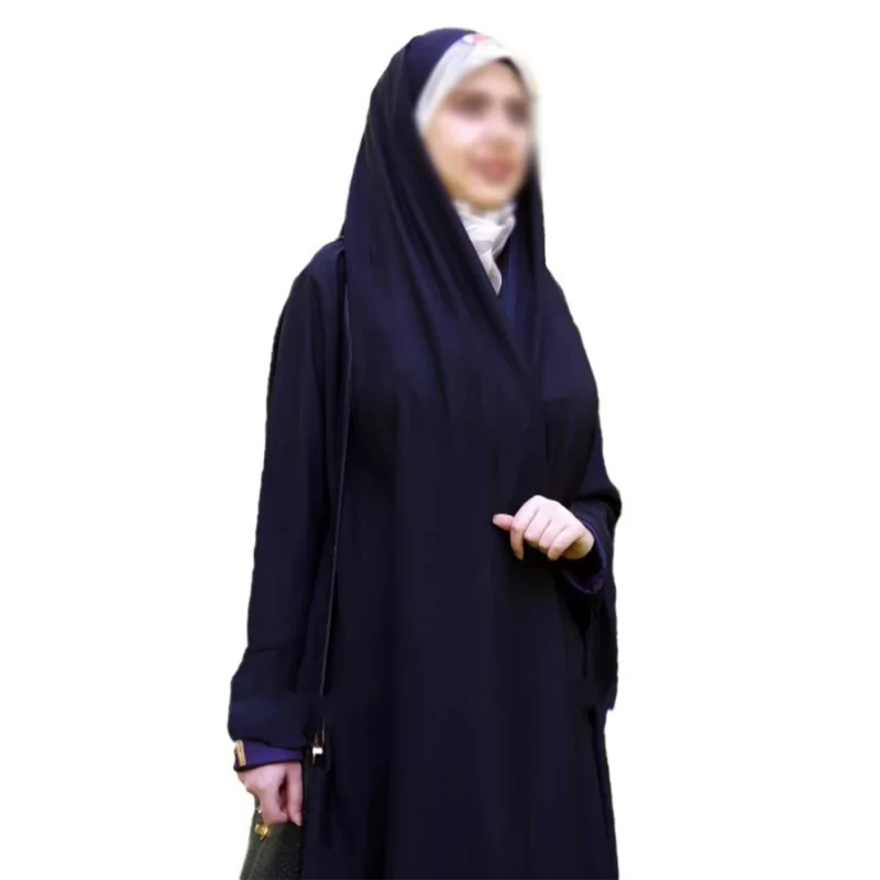 چادر مشکی دانشجویی طرح مچی دار
