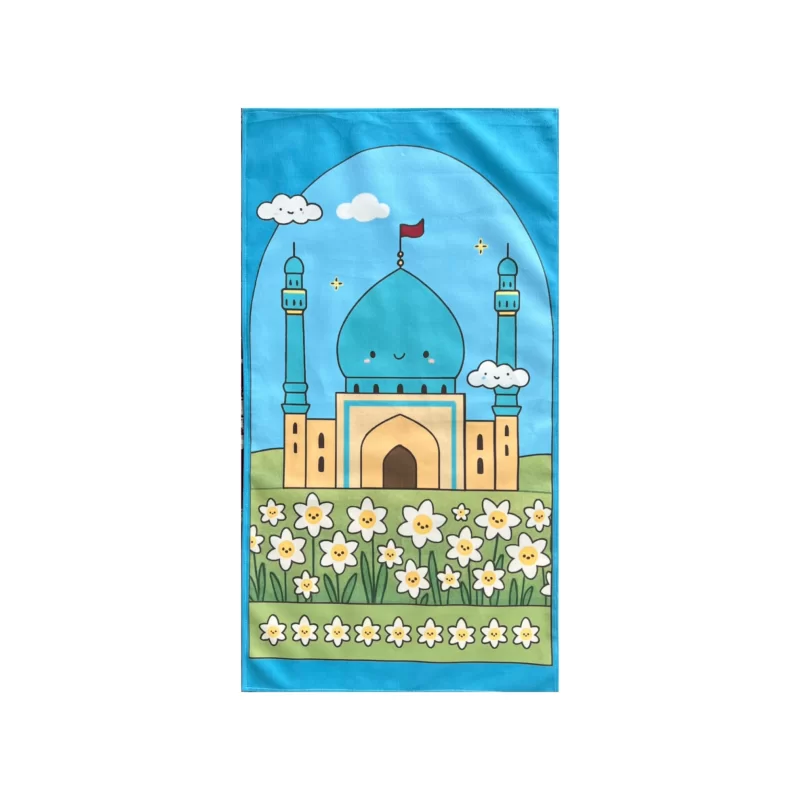 سجاده مخمل مدل کودکانه طرح جمکران
