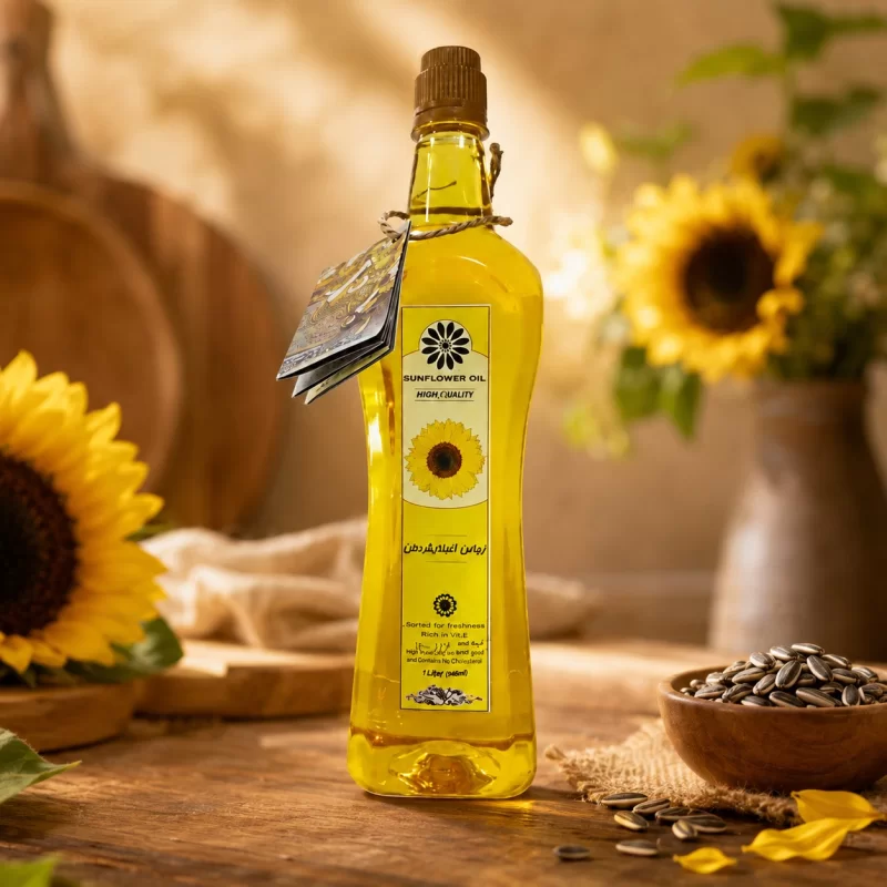 روغن آفتابگردان طبیعی - 1 لیتر