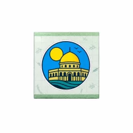استیکر متالایز طرح گنبد اقصی 