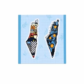استیکر ضدآب طرح فلسطین یافا