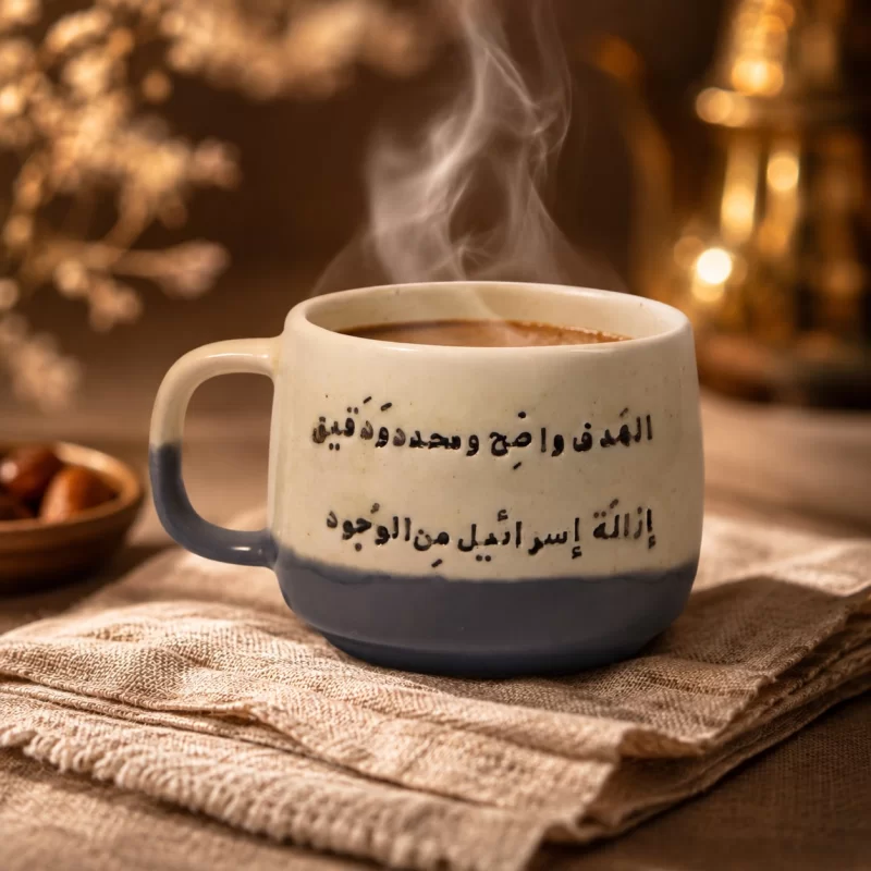 ماگ سرامیک طرح ازاله اسراییل 1
