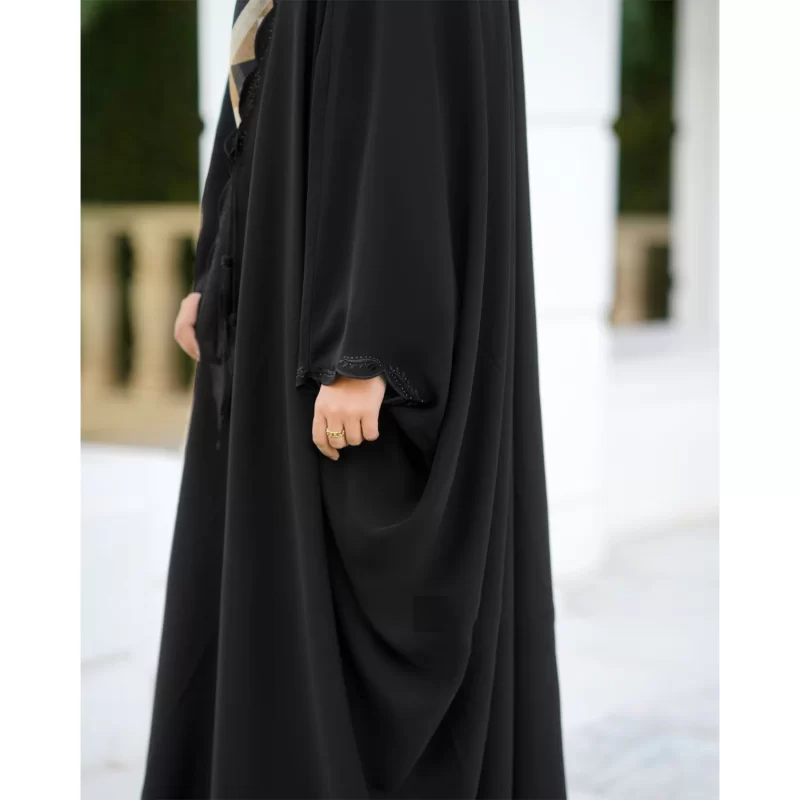 چادر مشکی عربی گلدوزی شده کد 3021