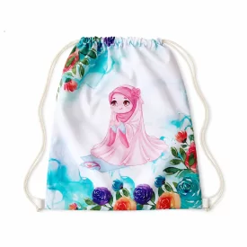 کوله پشتی طرح گلدار دخترانه