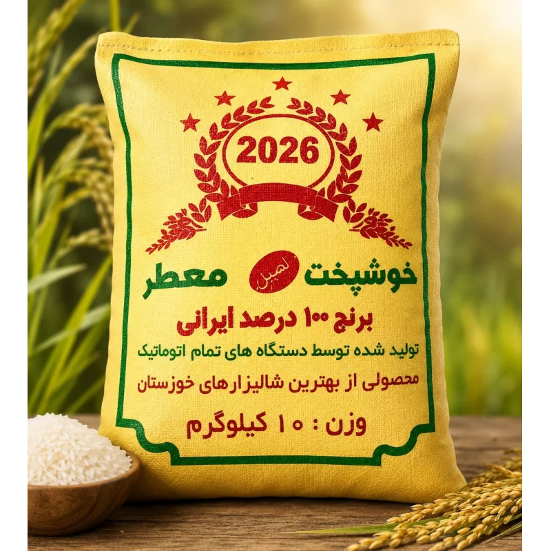 برنج عنبر بو معطر خوزستان