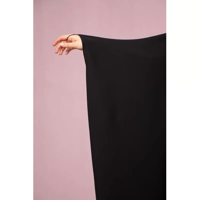 چادر عربی مشکی طرح جده ساده مگنس