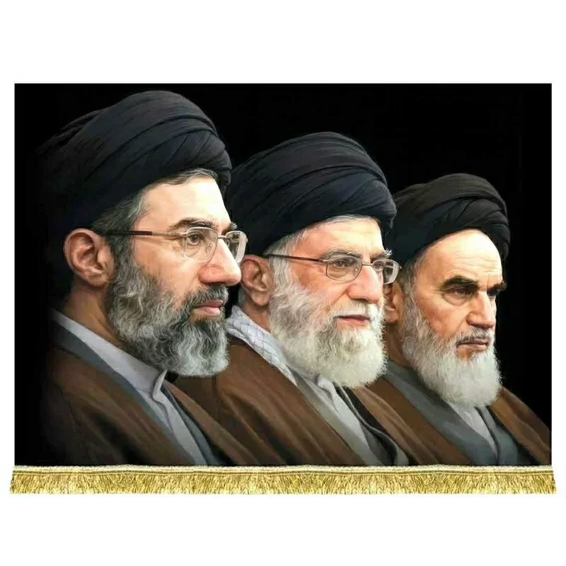 کتیبه مخمل طرح سه رهبر امت