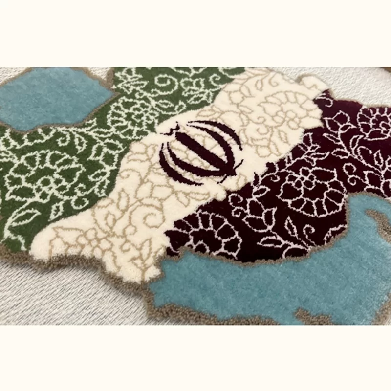 قاب فرش طرح ایران