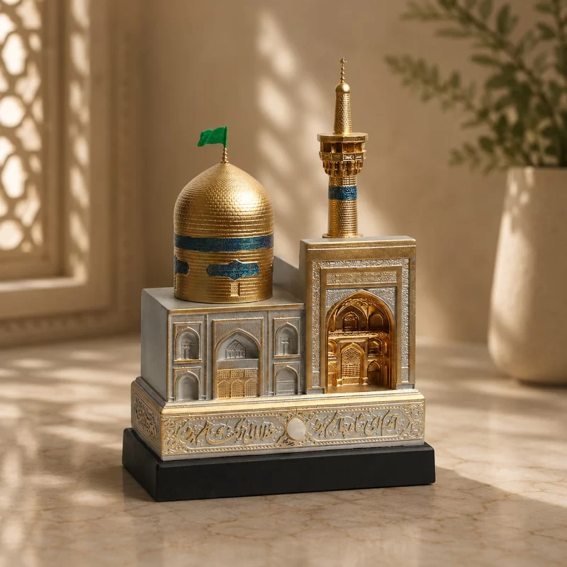 تندیس پلی استر گنبد و بارگاه امام رضا (ع) طرح 2