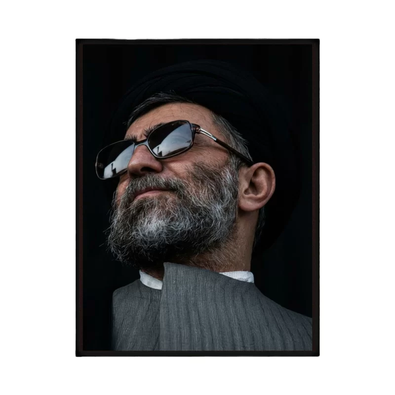 تابلو نوری (بک لایت) طرح رهبر مقتدر