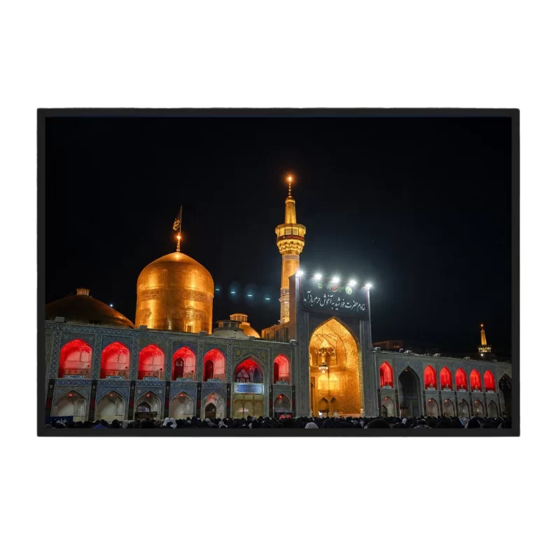 تابلو نوری (بک لایت) طرح امام رضا جان