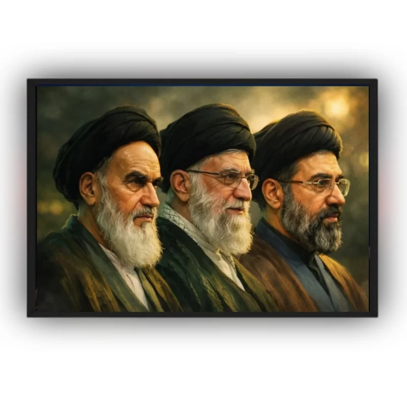 تابلو نوری (بک لایت) طرح رهبران کبیر انقلاب (2)