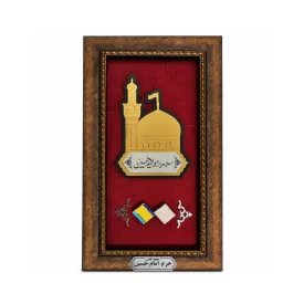 قاب قطعه کاشی حرم امام حسین (ع)