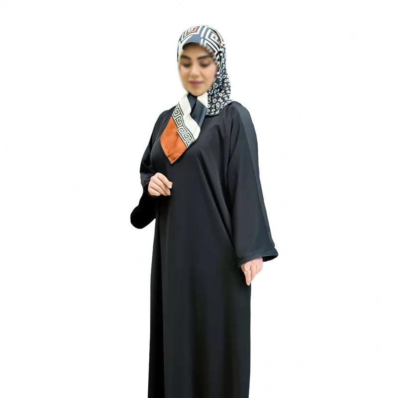 مانتو عبایی مشکی طرح مهوا