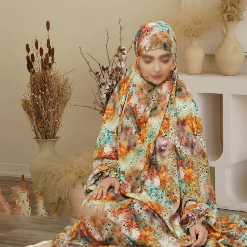 چادر نماز آستین دار کد 16506