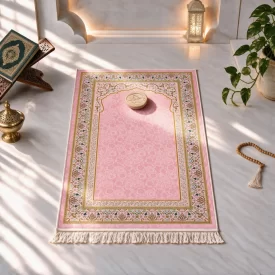 سجاده مخمل چاپ سابلیمیشن گلبهی