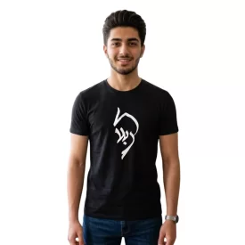 تیشرت مردانه آستین کوتاه مشکی طرح کربلا