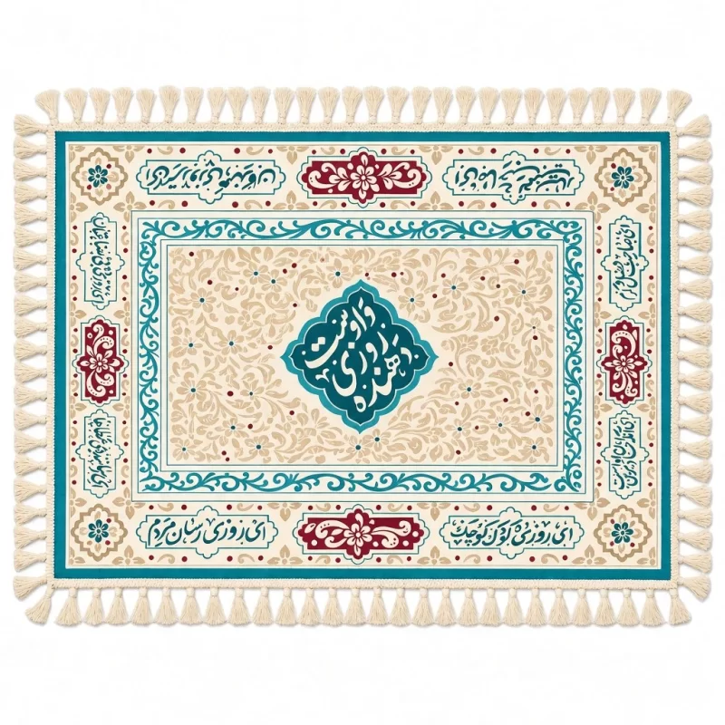 سفره سنتی ایرانی طرح روزی دهنده مدل شش نفره