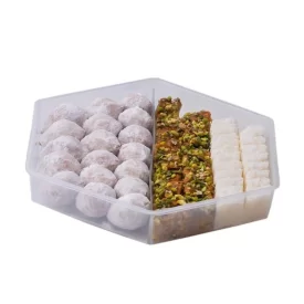 دو لوز قطاب جعبه پلاستیکی سنتی یزد - 640 گرم
