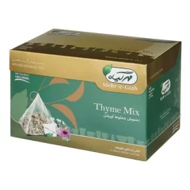 دمنوش آویشن و کاکوتی مهرگیاه - بسته 14 عددی