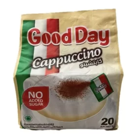 کاپوچینوی فوری بدون قند رژیمی گود دی - بسته 20 عددی