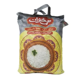 برنج سفید پاکستانی 386 همخوان - 10 کیلوگرم