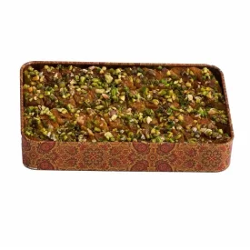 باقلوای کوچک جعبه فلزی سنتی یزد - 490 گرم