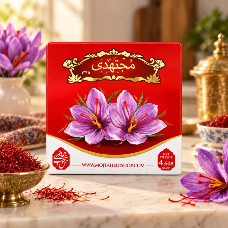 زعفران کارتی مرتضوی - یک گرم