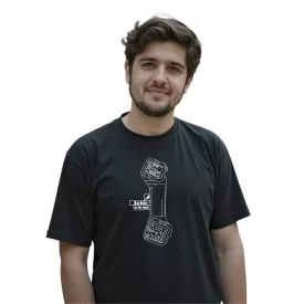 تیشرت مردانه آستین کوتاه طرح در آرزوی کربلا