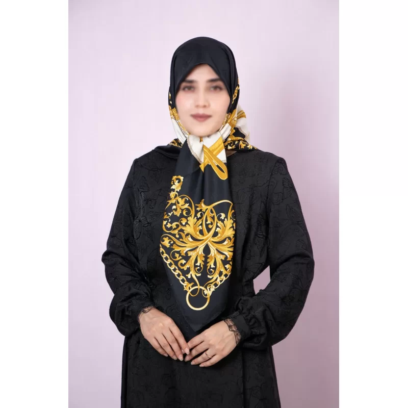 مانتو عبایی مشکی طرح پروانه