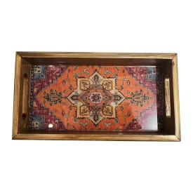 سینی چوب روس و رزین کد 1