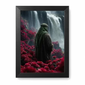 تابلو دکوری مخمل طرح امام زمان (عج)