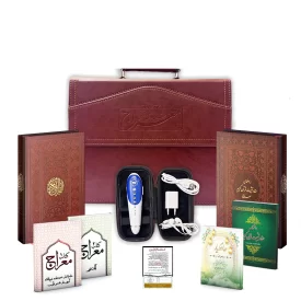 قلم قرآنی هوشمند معراج 8 گیگ بلوتوث دار همراه با بسته حفظ قرآن