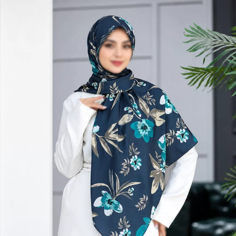 روسری رنگی طرح دار کد 16397