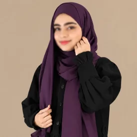 هدشال بادمجونی مدل ساده