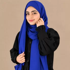 هدشال آبی کاربنی مدل ساده