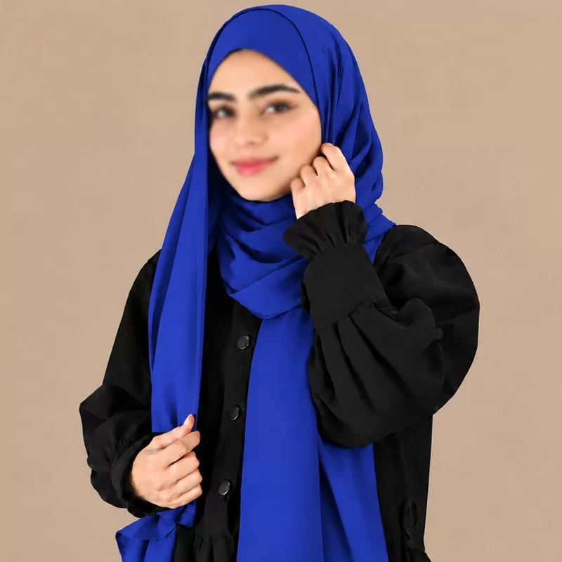 هدشال آبی کاربنی مدل ساده