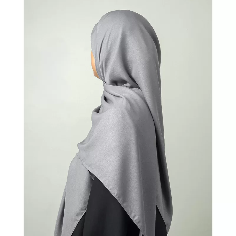 روسری کرپ‌حریر شاین طوسی