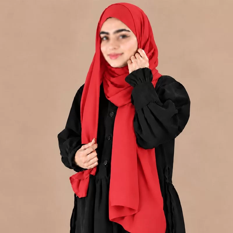 هدشال قرمز ساده
