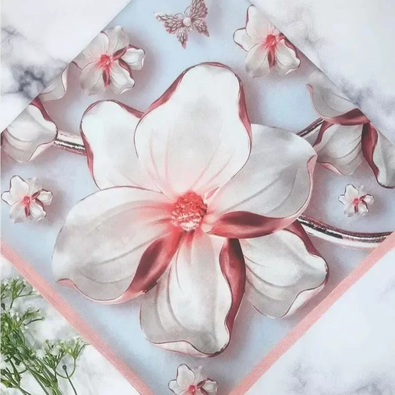 روسری نخ طرح آرام