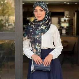 روسری نخ طرح شهلا