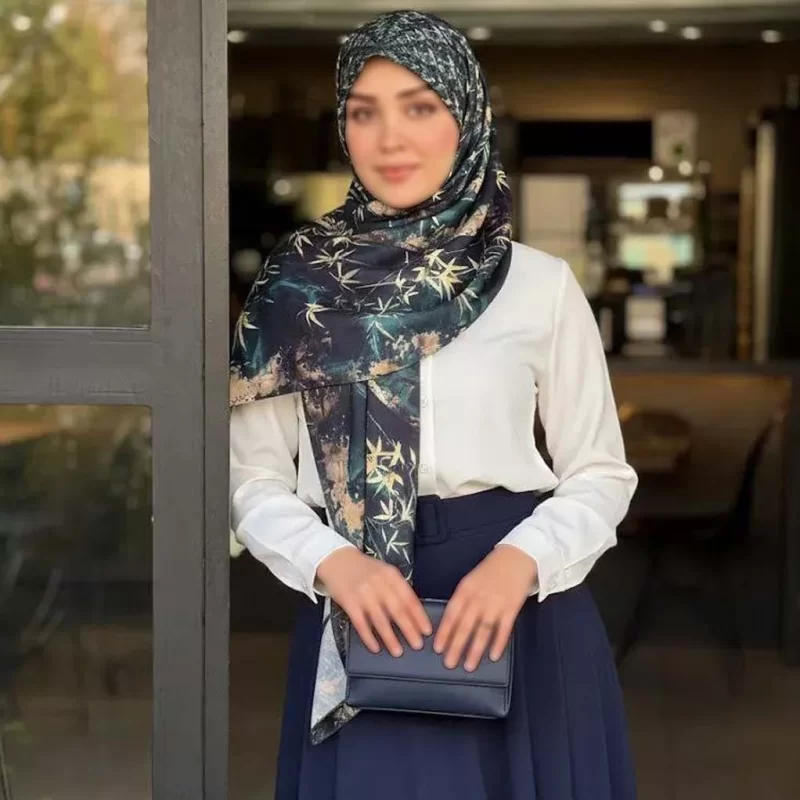 روسری نخ طرح شهلا