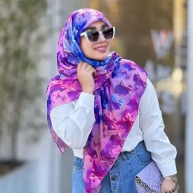 روسری نخ طرح ماندانا