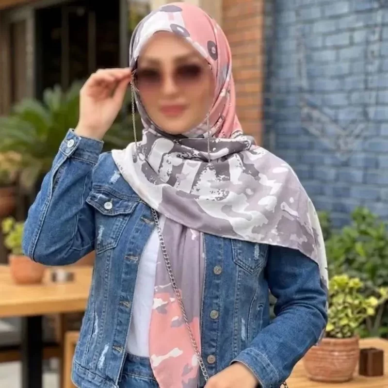 روسری نخ طرح کژال