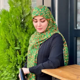 روسری نخ طرح نارین