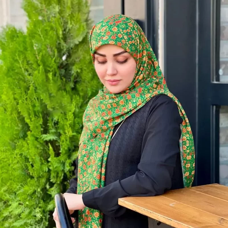 روسری نخ طرح نارین